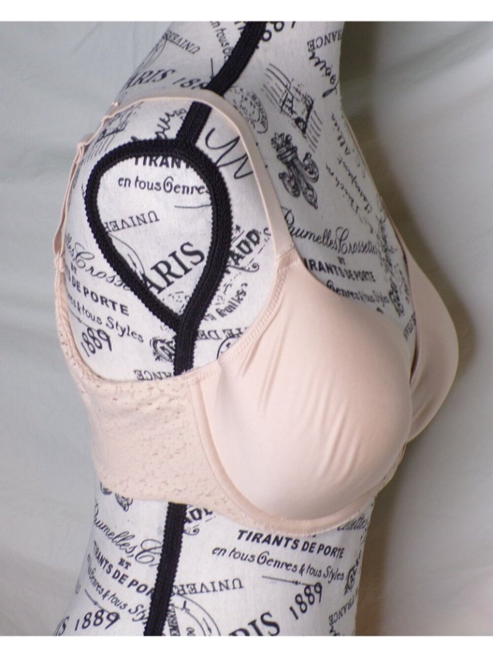 🆕CHANTELLE Norah Sweetheart Underwire T-Shirt Bra 38B Beige #13FNO - Picture 7 of 10